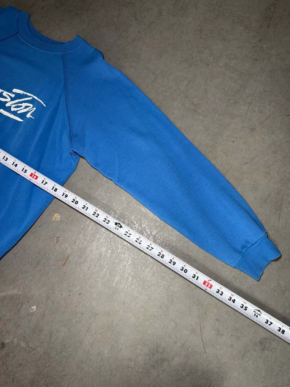 80s Hanes Raglan Boston Sweatshirt - Picture 7 of 7